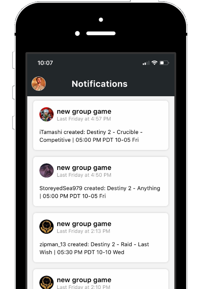 Destiny 2 App LFG