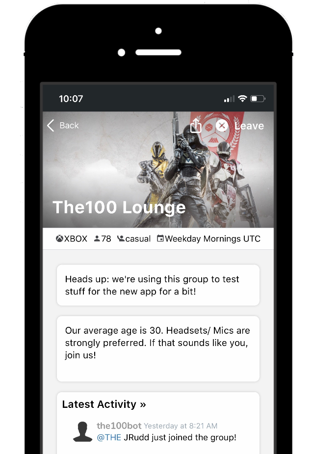 Outriders App