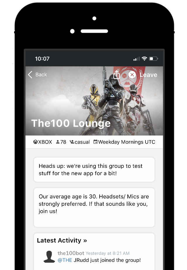 Destiny 2 App